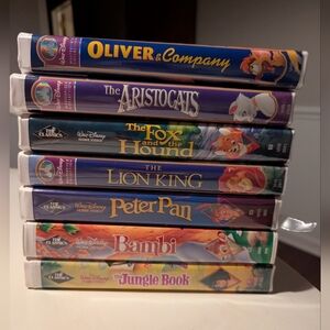 Classic Disney VHS Collection - No Princess Movies